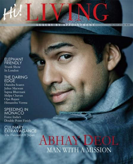 Abhay Deol On  Magazine Cover Page