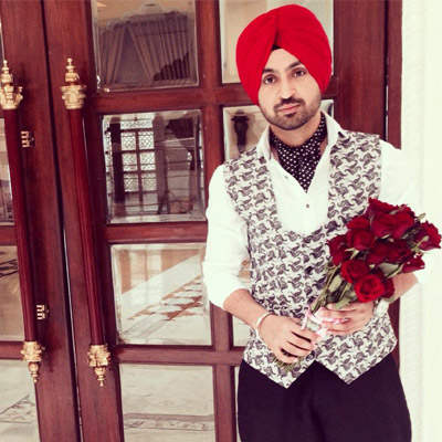 Daljit Dosanjh With Roses