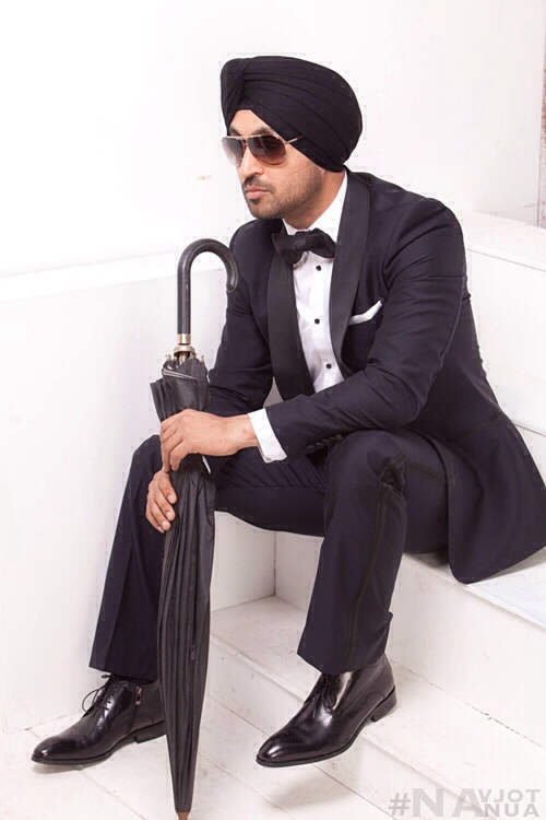 Daljit Dosanjh With Umbrella