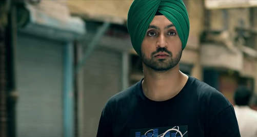 Diljit Dosanjh In Green Pagg