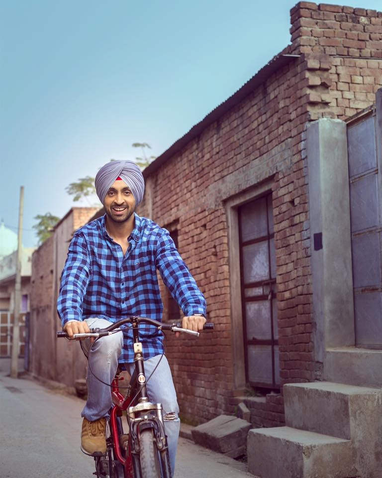 Diljit Dosanjh On Cycle