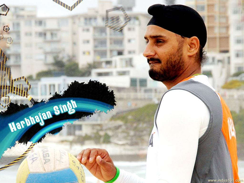 Harbhajan Singh Holding Football