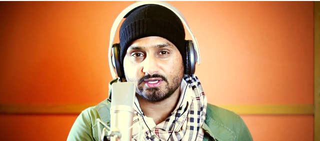 Harbhajan Singh Wearing Muffler