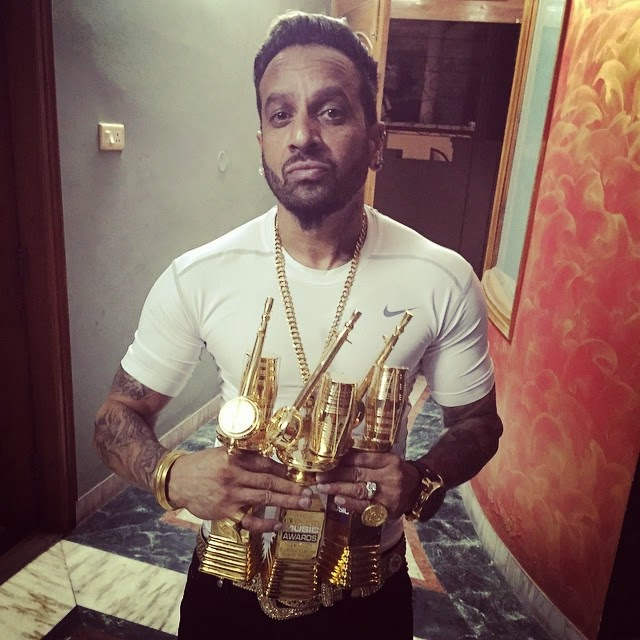 Jazzy B With His Awards