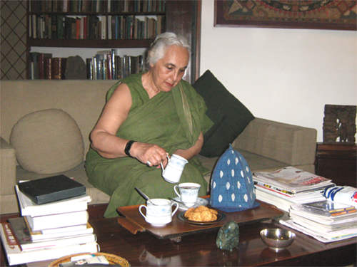 Romila Thapar Holding Cup