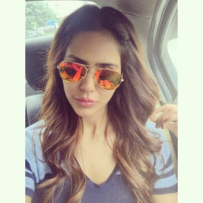 Sonam Bajwa Wearing Colorful Shades