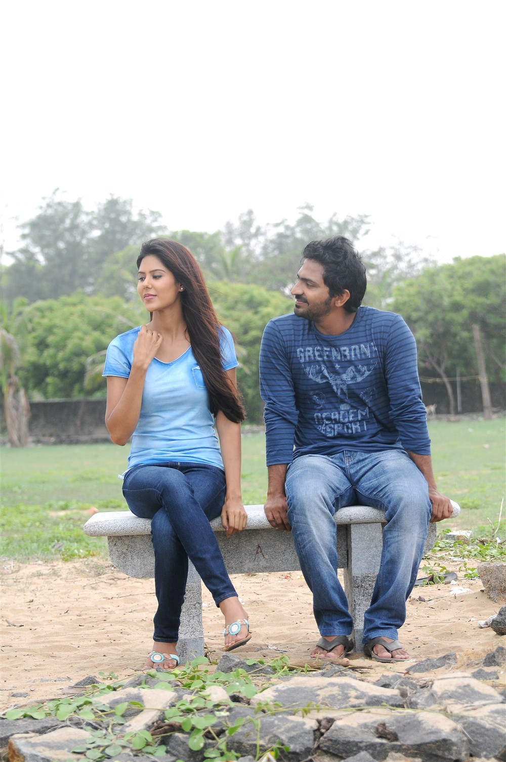 Sonam Sitting With Vaibhav