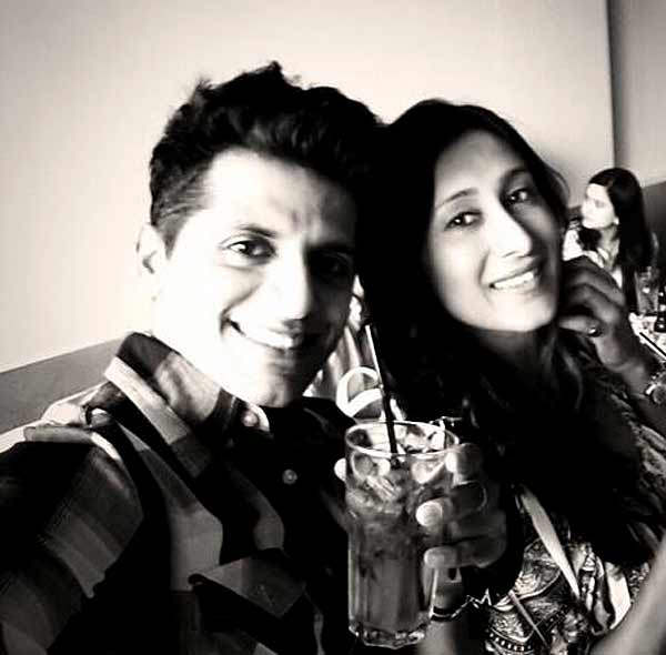 Black And White Image Of Teejay And Karanvir