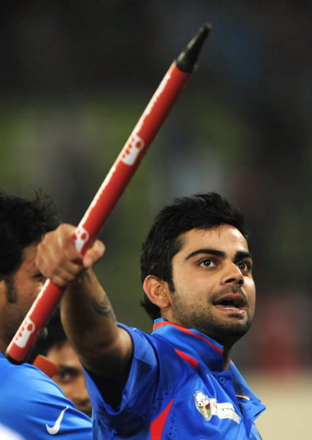 Virat Holding Wicket After Winning Match