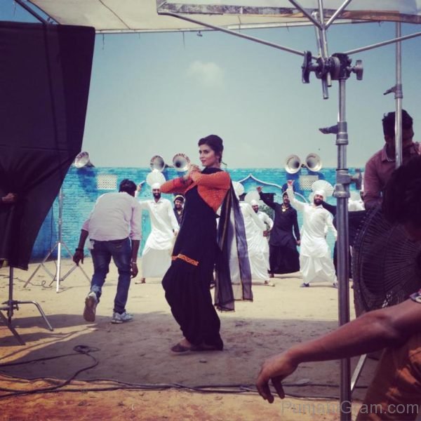 Aakanksha During Song Shoot-125