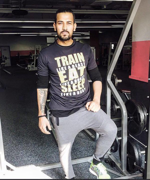 Garry Sandhu At Gym