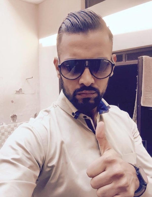 Garry Sandhu Wearing Black Sunglasses