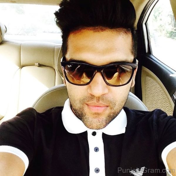 Guru Randhawa Selfie In Car-136