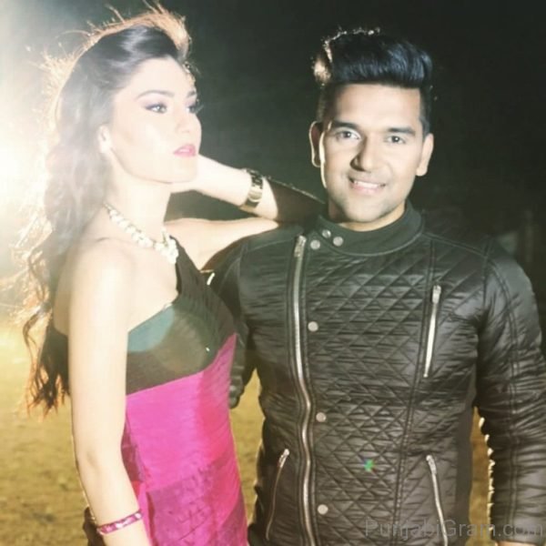 Guru Randhawa With Female Model-686