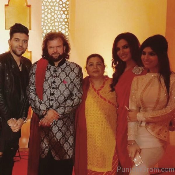 Guru Randhawa With Hans Raj Hans And Others-237