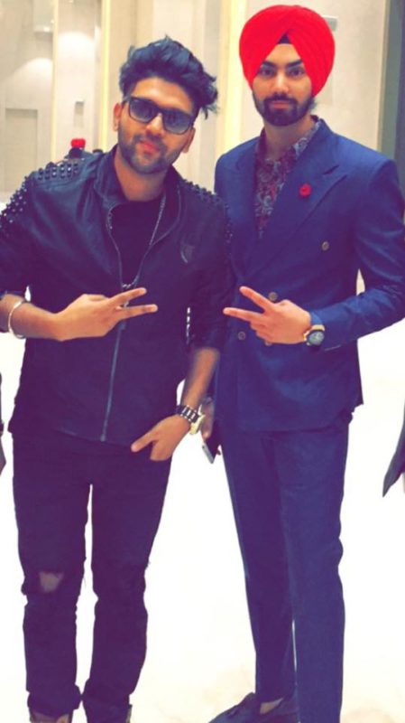 Guru Randhawa With Friend