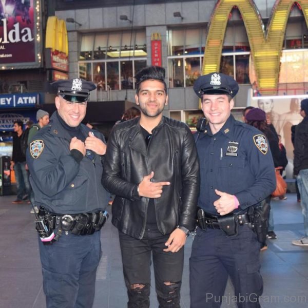 Guru Randhawa With Police Men-221