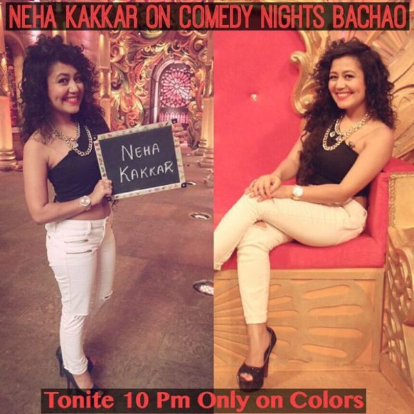 Neha Kakkar At Comdey Nights Bachao-040