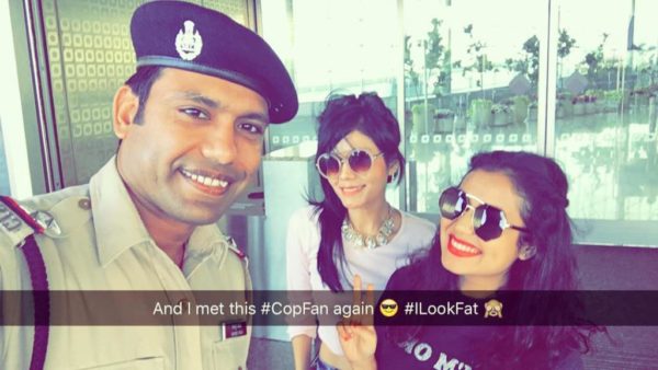 Neha Kakkar With Police Man-123