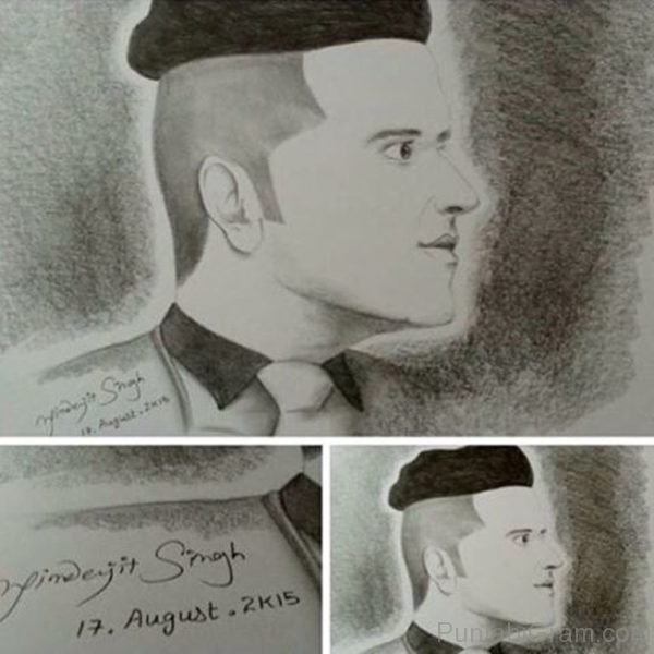 Pencil Sketch Of Guru Randhawa-114