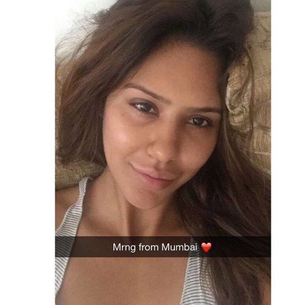 Sonam Bajwa Bed Time Selfie