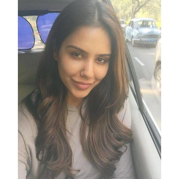 Sonam Bajwa In Car