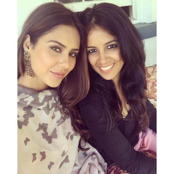 Sonam Bajwa In Chandigarh With Friend