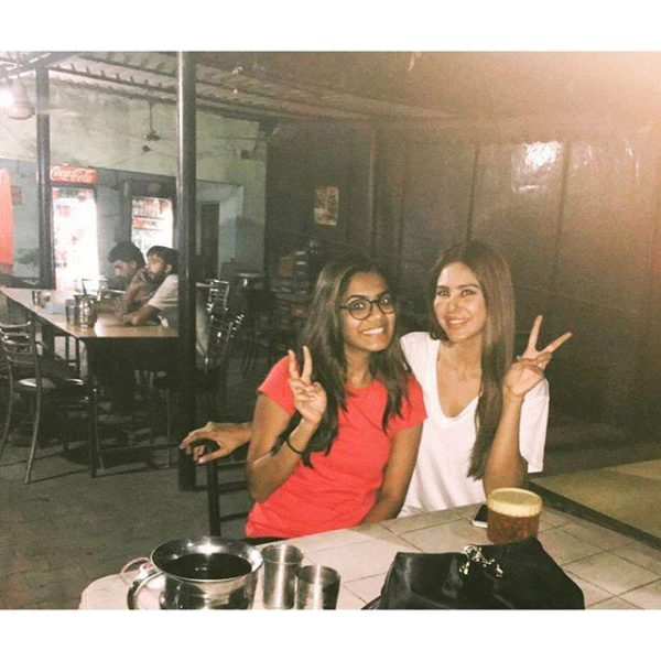 Sonam Bajwa With Friend