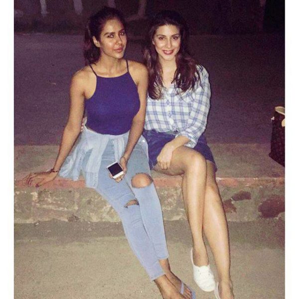 Sonam Bajwa With Karishma Kotak