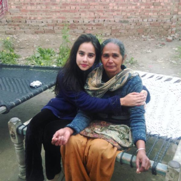 Sunanda Sharma With Old Lady -308