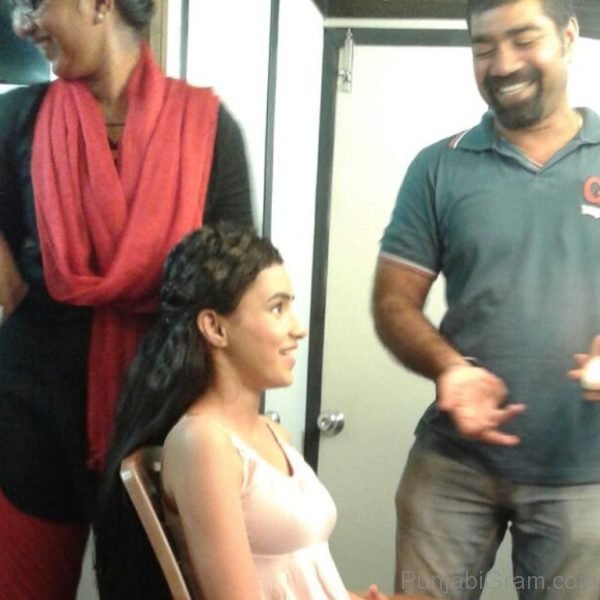 Ankita Sharma With Make Up Artist-977