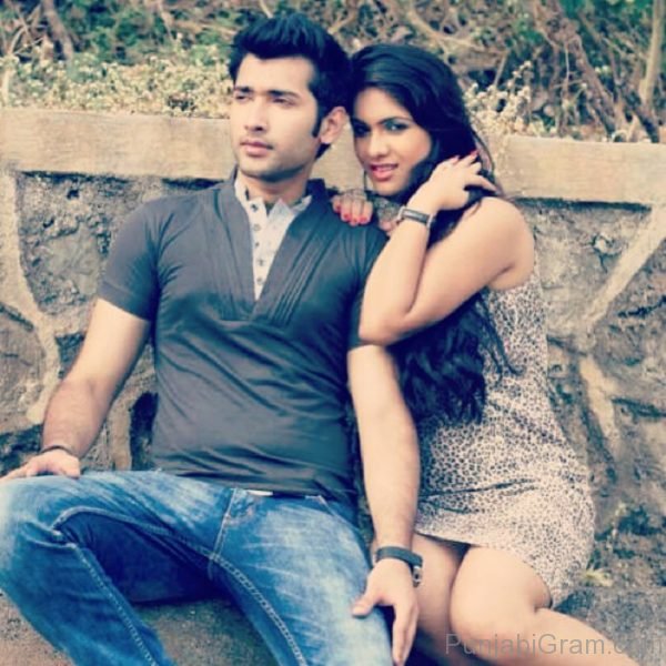 Neha Malik With Male Model-0881