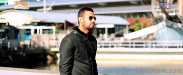 Garry sandhu wearing black shirt