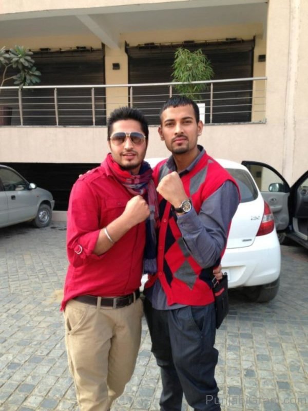 Garry sandhu with jassi gill