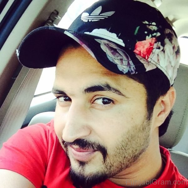 Jassi Gill Wearing Printed Cap-619