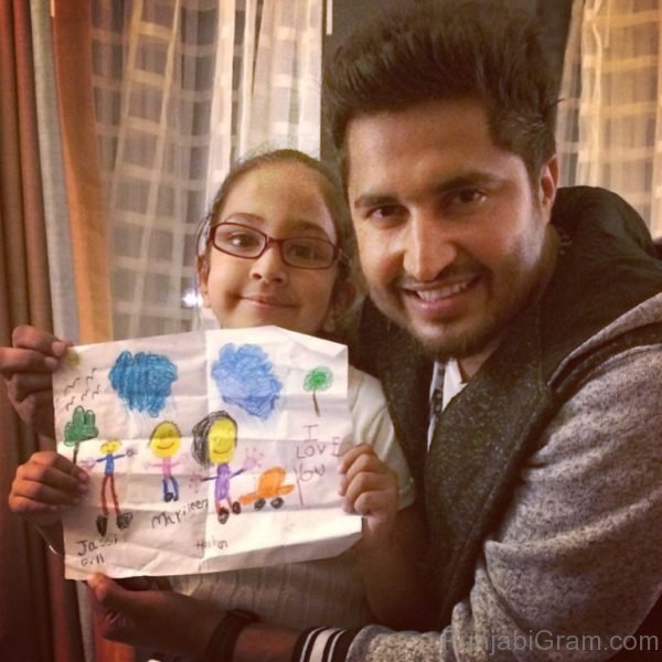 Jassi Gill With Little Girl-669