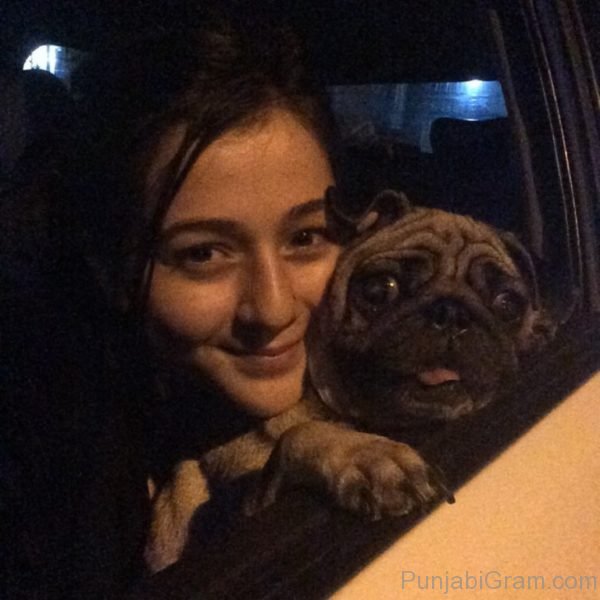 Priyal And Puppy-698