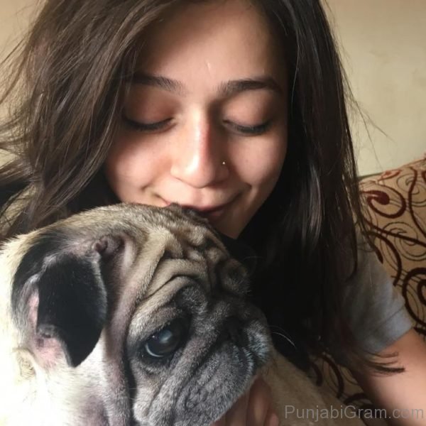 Priyal With Puppy-069