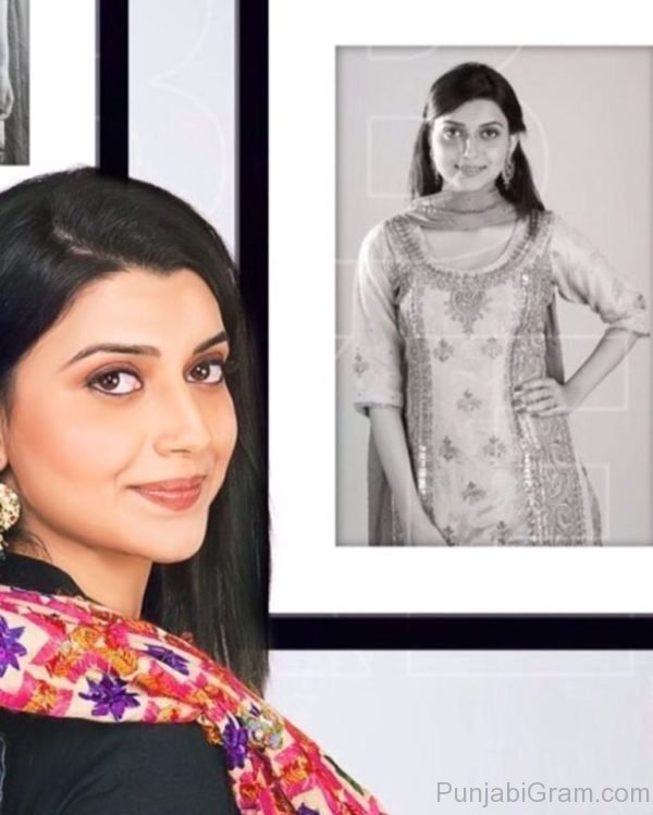 Photograph Of Nimrat Khaira Looking Pretty