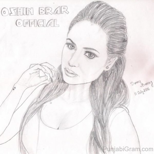 Sketch Of Oshin Brar 210